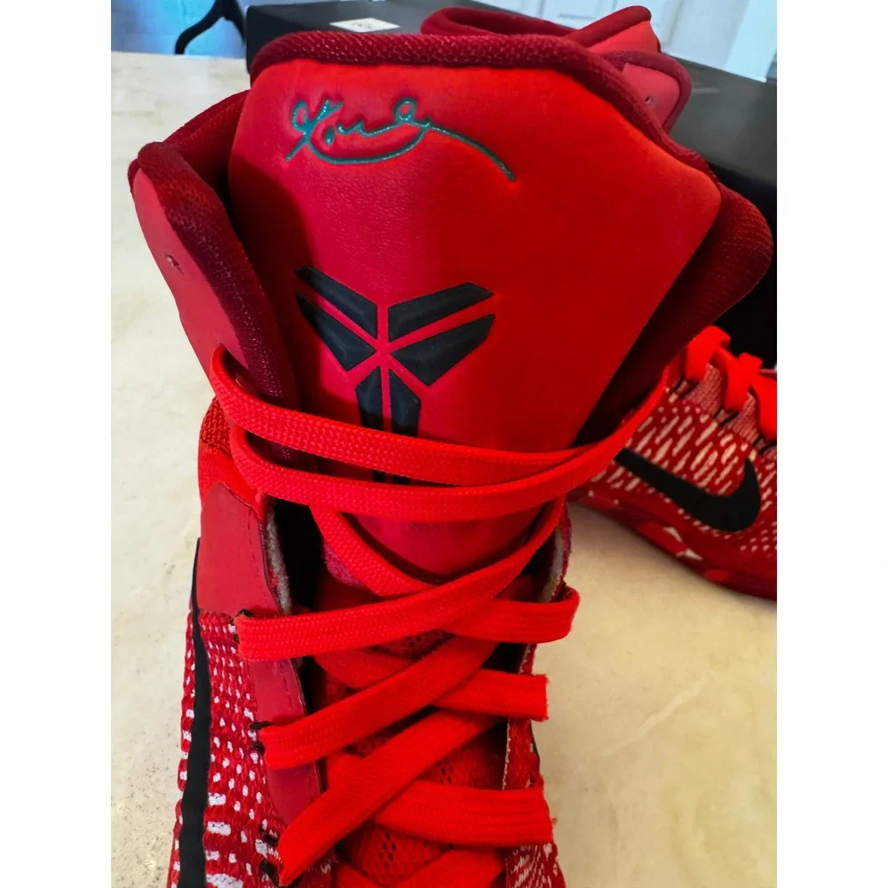 Nike Kobe IX Elite Protro High Bright Crimson Black FZ7335-600 Mens 10.5
